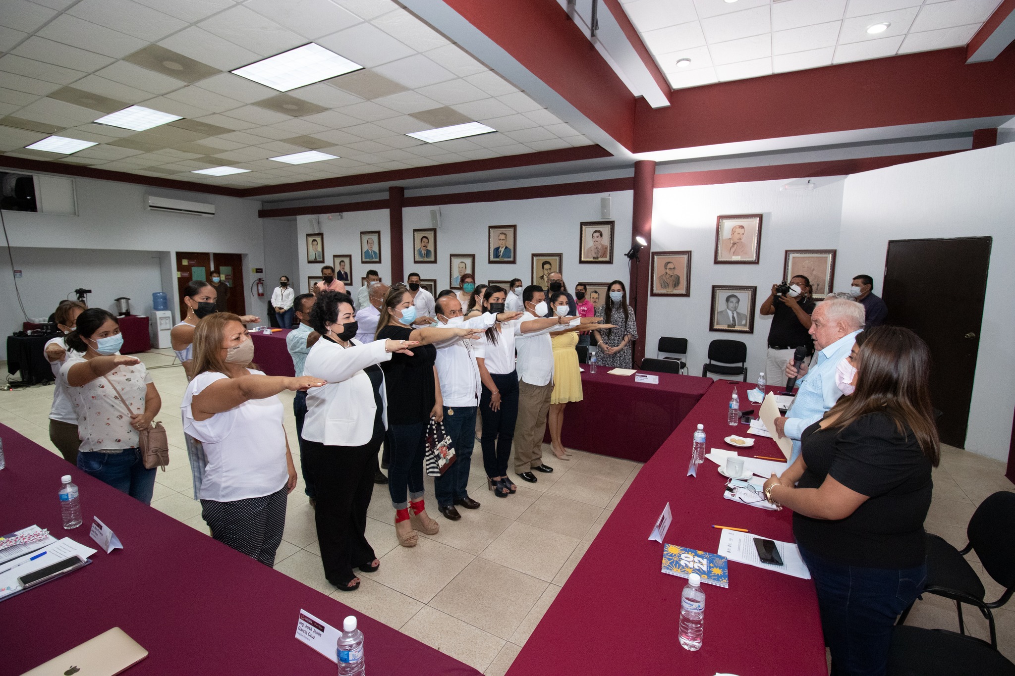 Toma de protesta e instalación del Consejo Municipal Escolar en la Educación para el periodo 2022-2024