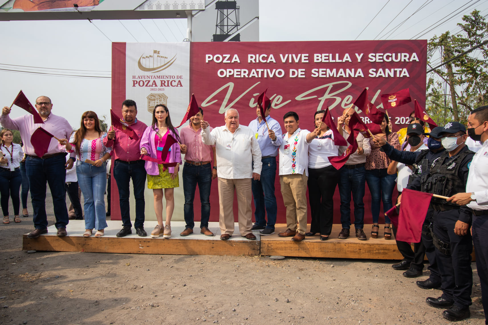 Inicia Operativo Semana Santa 2022 «Poza Rica Vive Bella y Segura»