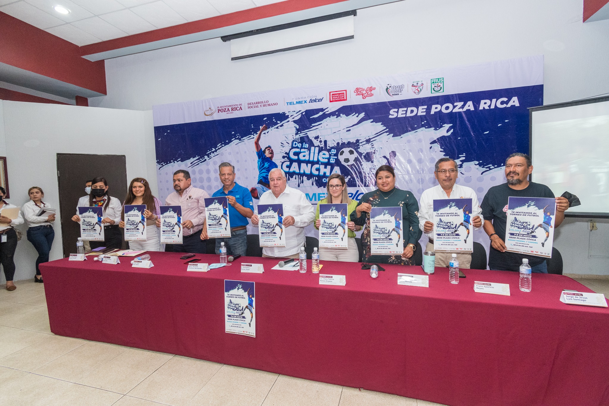 Convocatoria del torneo de fútbol «De la calle a la cancha»