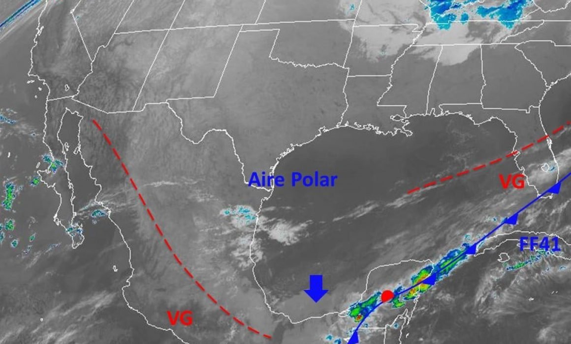 Aviso especial por frente frío 41