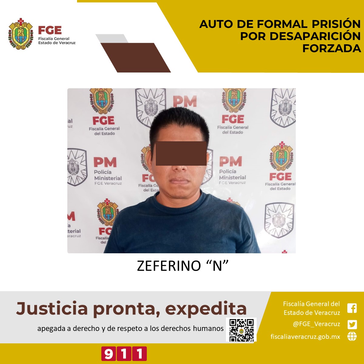 Dictan auto de formal prisión por desaparición forzada en la zona norte