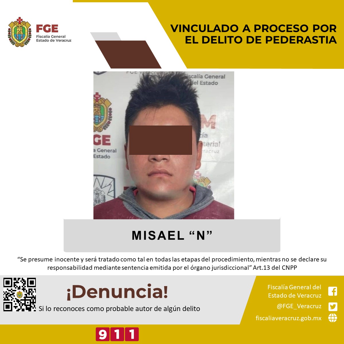 Vinculado a proceso por presunto delito de pederastia