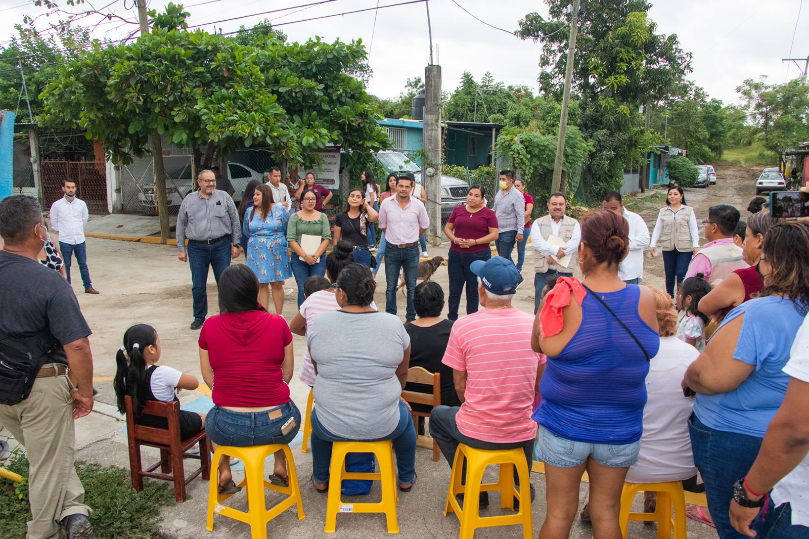 Mejora de infraestructura pública en la colonia San Felipe