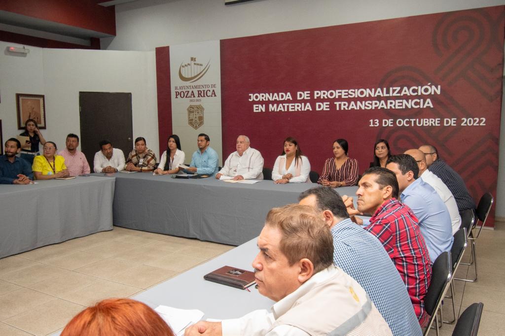 Jornada de profesionalización en materia de transparencia