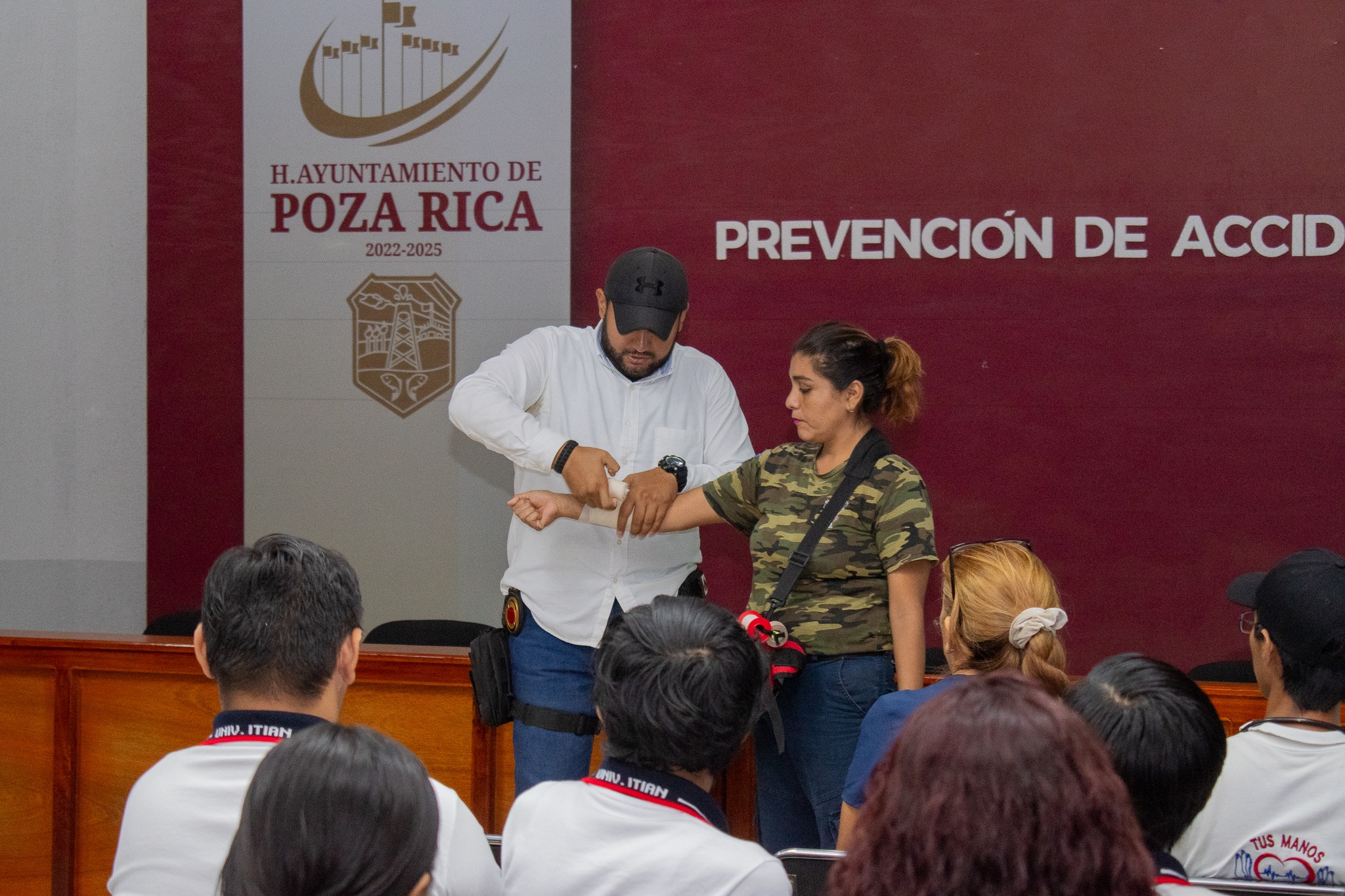 Plática para prevención de accidentes