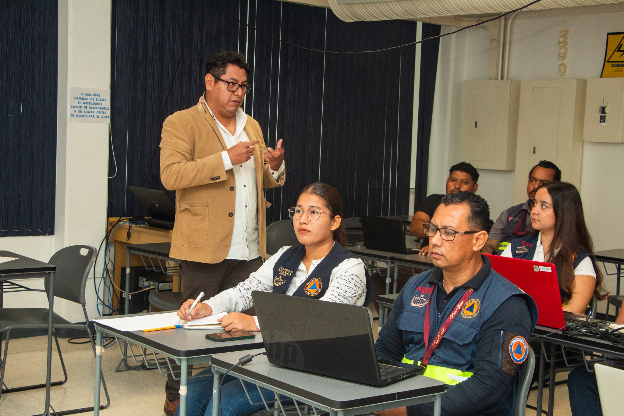 Se impartió capacitación a personal del Ayuntamiento de Poza Rica en el uso del Altas de Riesgo Digital