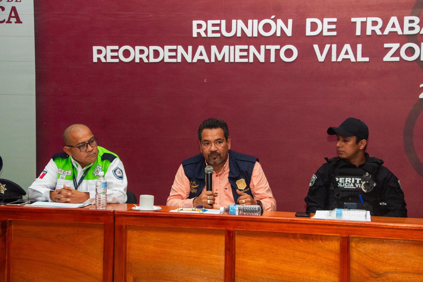 Reunión de Trabajo de Reordenamiento Vial para Mejorar el Flujo Vehicular