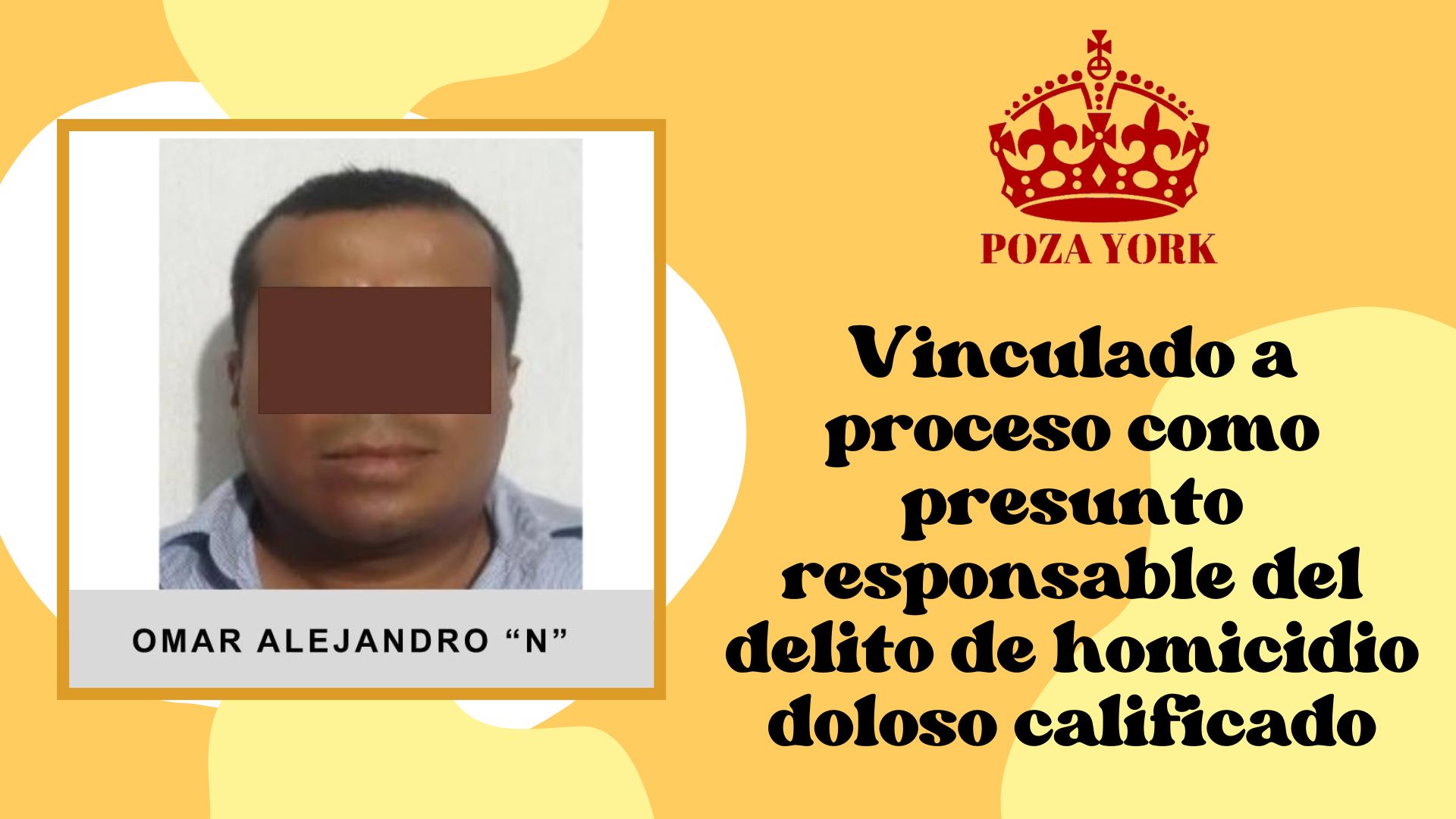 Vinculado a proceso como presunto responsable del delito de secuestro agravado