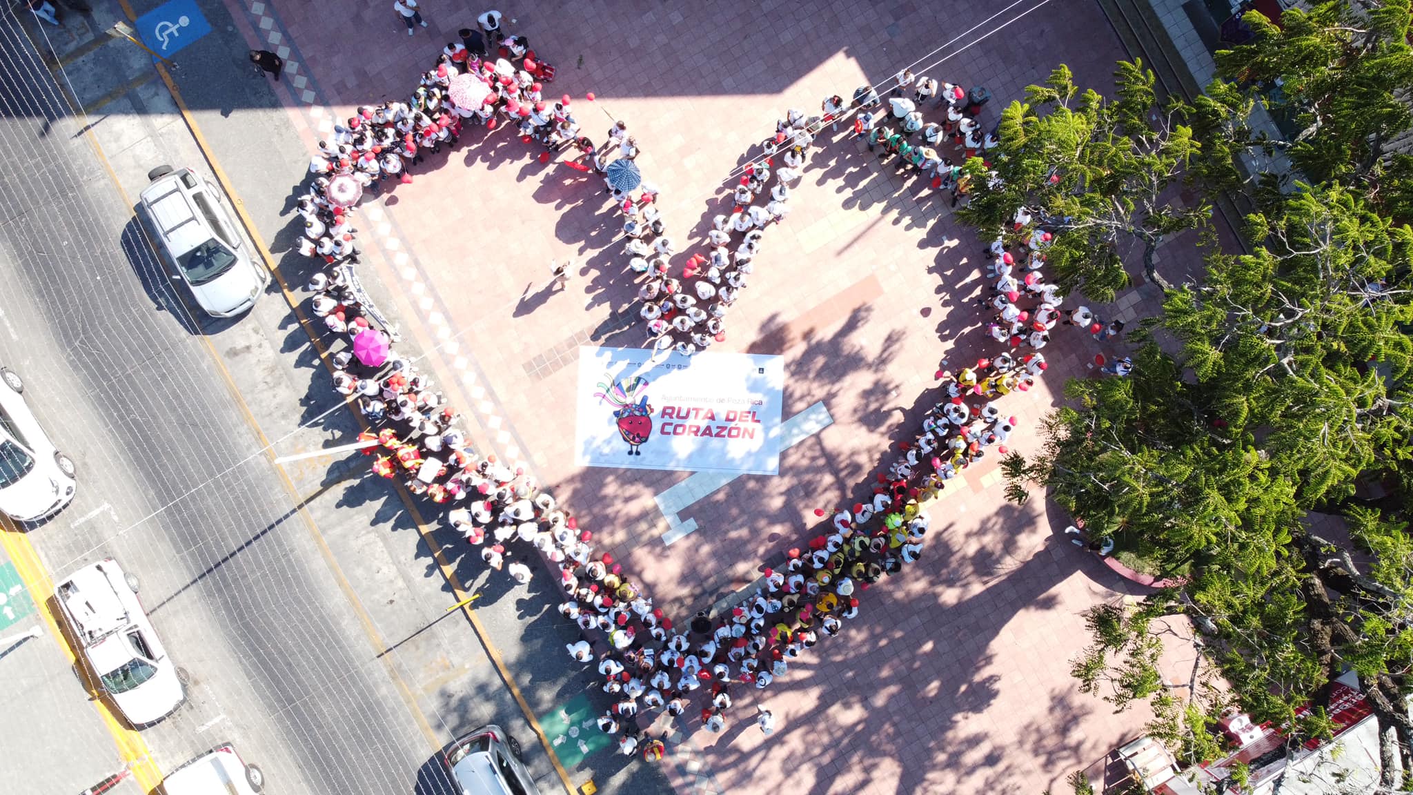 Pozarricenses y Autoridades Municipales se Unen en la «Ruta del Corazón» en Conmemoración del Día Mundial del Corazón